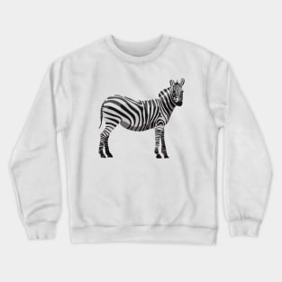 Zebra - Cute Zebra Crewneck Sweatshirt